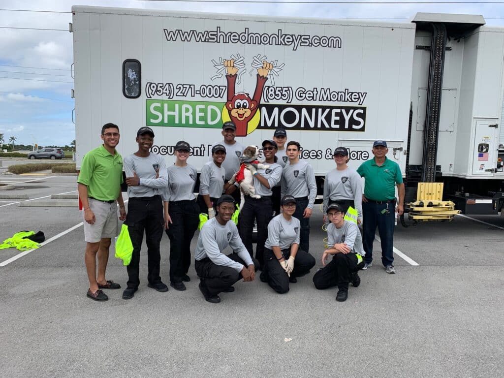 A shredding event provide by Pembroke Pines Police Department